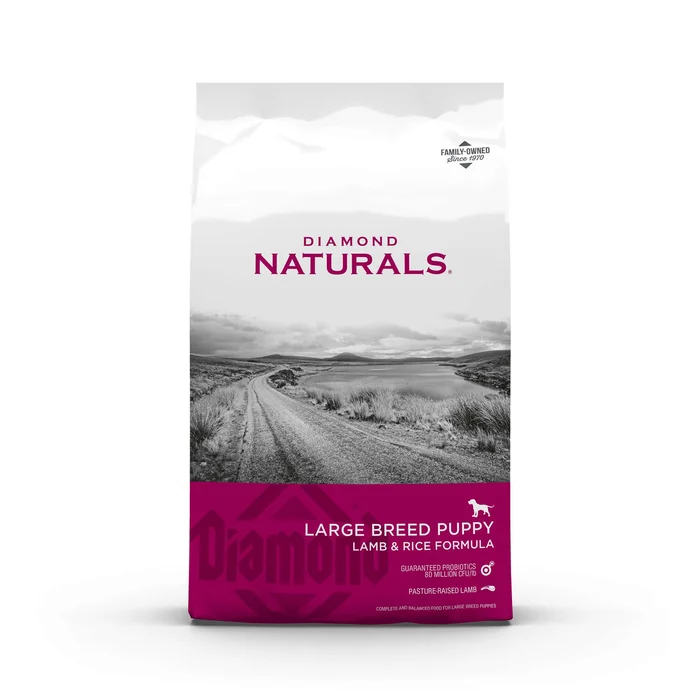Diamond Naturals Large Breed Lamb Flavor Dry Puppy Food, 40 lbs.
