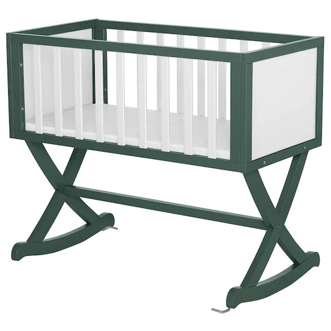 Dream On Me Luna/Haven Cradle, Olive and White