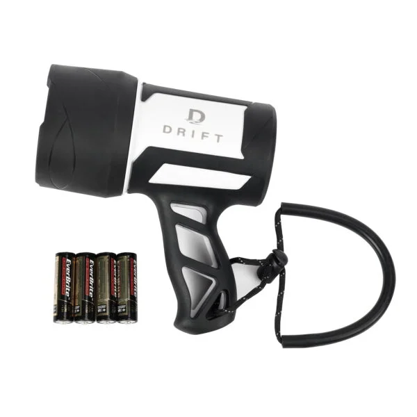 DRIFT 500 Lumen Marine Spotlight, Waterproof Floating LED Handheld Boat Spotlight