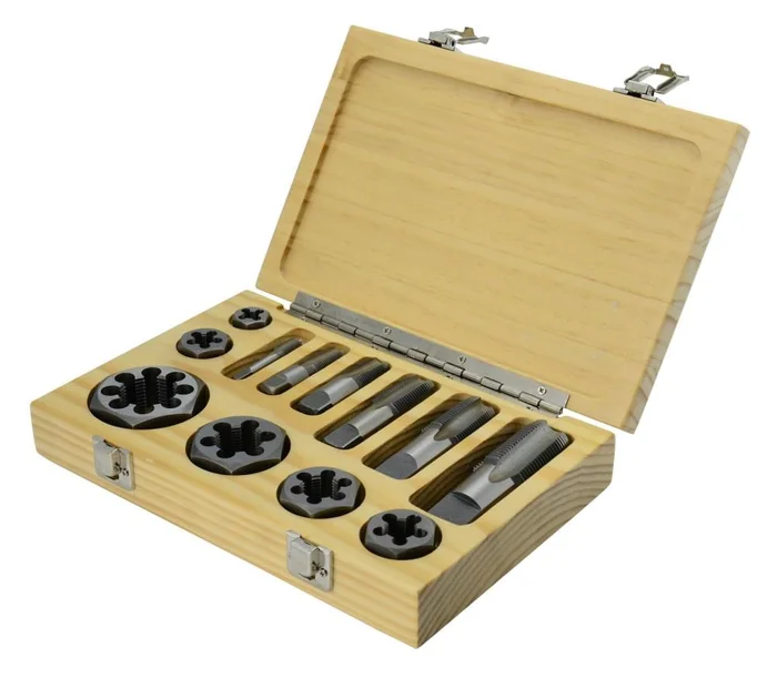 Drill America 12-Piece Tap and Die Set