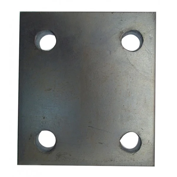 Drop Plate – 4 Hole – Zinc Plated – 3in.