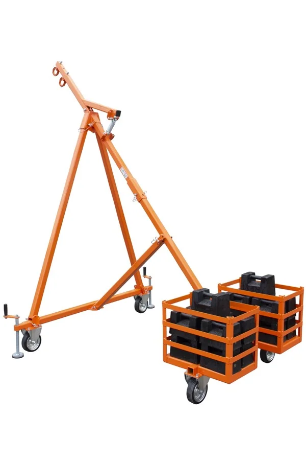 DW200 A-Frame Deadweight Anchor System c/w Test Weight Trolley