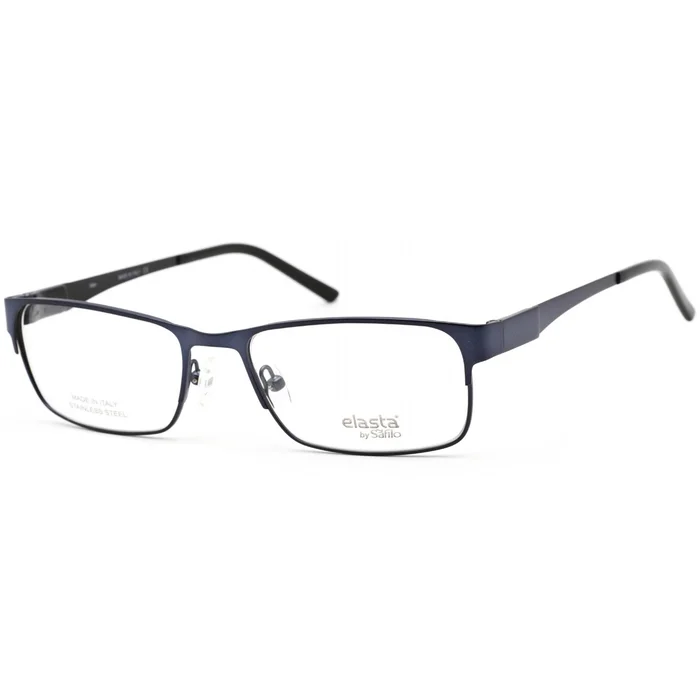 Elasta Men’s Eyeglasses – Full Rim Blue and Black Rectangular Frame | 7196 0JWV 00