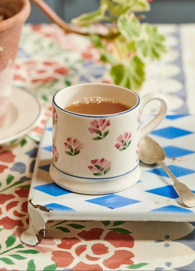 Emma Bridgewater Little Rose Small Mug – Unique Handmade & Handpainted English Earthenware Tea/Coffee Mug