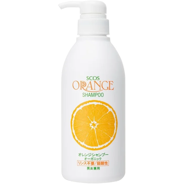 Escos Orange Shampoo Organic Pump, 16.9 fl oz (500 ml)