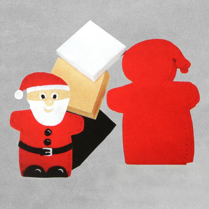 Father Christmas Felt Puppet Craft Kit – Makes 30