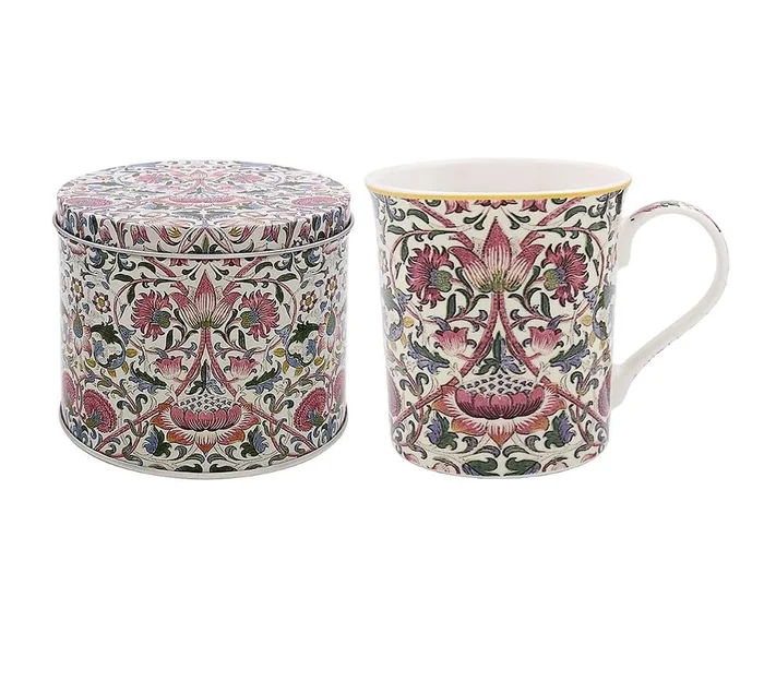 Fine China Mug In A Tin – William Morris Lodden