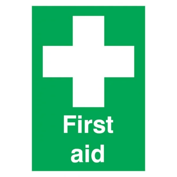 First Aid Sign – Rigid Polypropylene – 210mm x 148mm