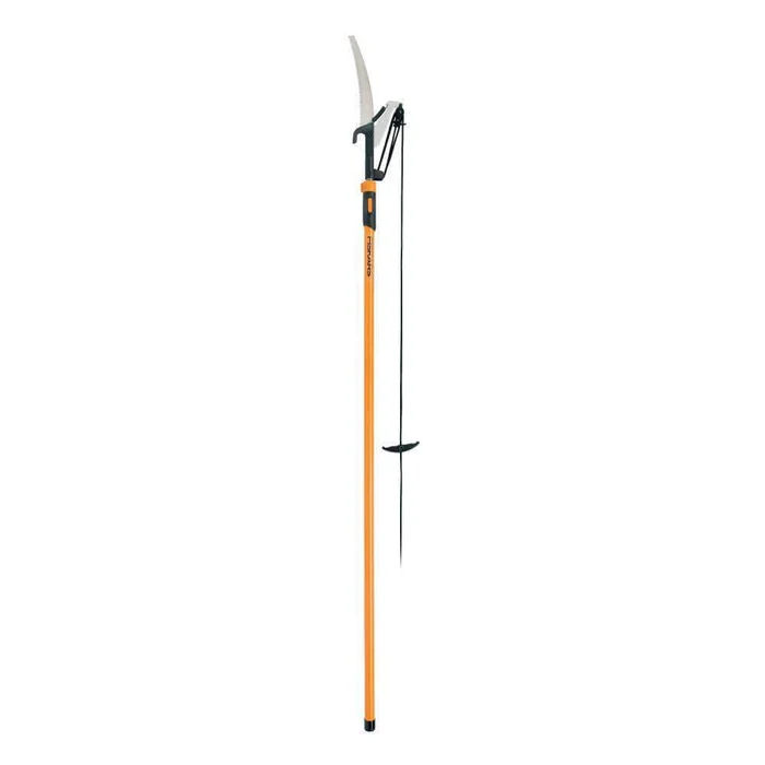 Fiskars 393951-1007 1 in. Cut Capacity Steel Blade Fiberglass Handled 12 ft. Tree Pruner
