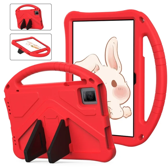 For Blackview Tab 11 WiFi 2023 / SE / 2021 EVA Shockproof Tablet Case with Holder(Red)
