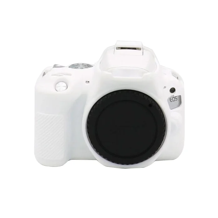 For Canon EOS 250D Soft Silicone Protective Case (White)