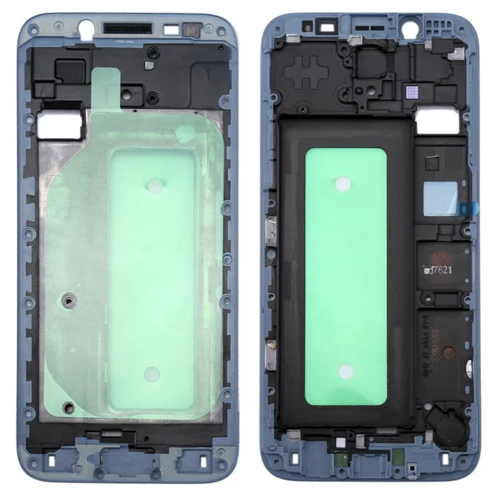 For Galaxy J730 Front Housing LCD Frame Bezel Plate(Blue)