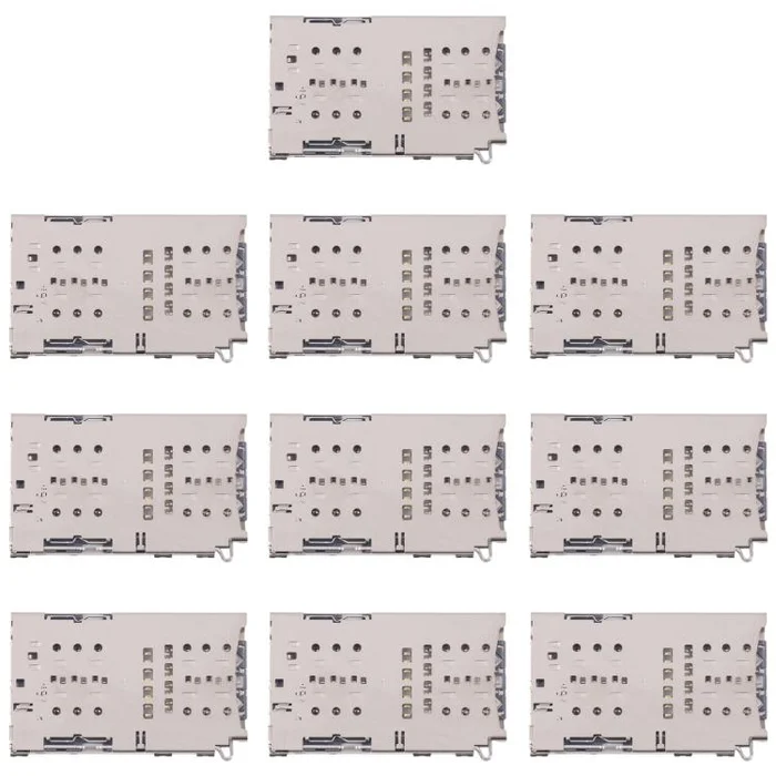 For Galaxy S7 SM-G930 10pcs Original SIM + Micro SD Card Reader