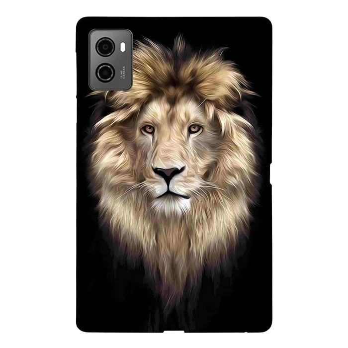 For Lenovo Legion Y700 2023 Color Painting Pattern Smart Tablet TPU Case(Lion)