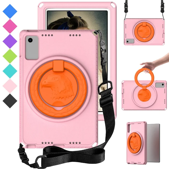 For Lenovo M10 Plus Gen3 TB-125F 10.6 EVA Hybrid PC Shockproof Tablet Case(Pink)