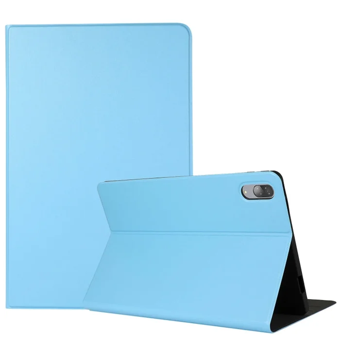 For Lenovo Tab P11 Pro (TB-XJ706F) Voltage Craft Texture TPU Horizontal Flip Protective Case with Holder(Sky Blue)