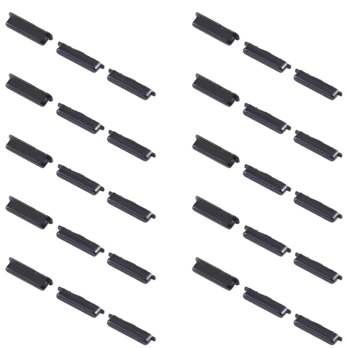 For Samsung Galaxy J5 2017 SM-J530 10pcs Power Button + Volume Control Button(Black)