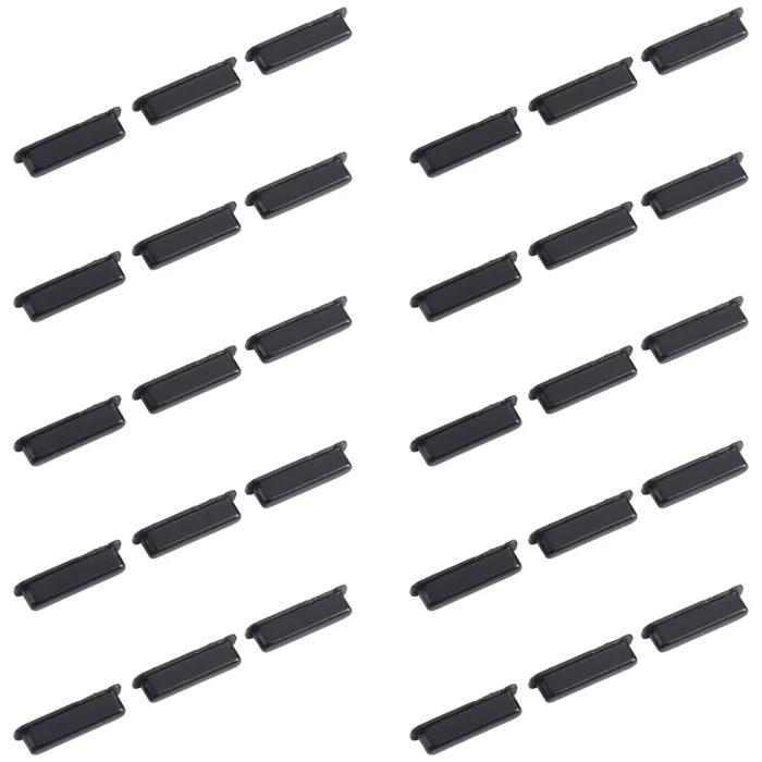 For Samsung Galaxy J6 SM-J600 10pcs Power Button + Volume Control Button(Black)