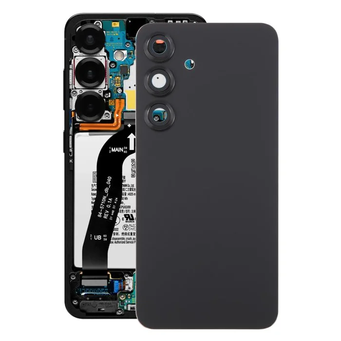 For Samsung Galaxy S25 SM-S931 OEM Battery Back Cover with Camera Lens Cover(Black)
