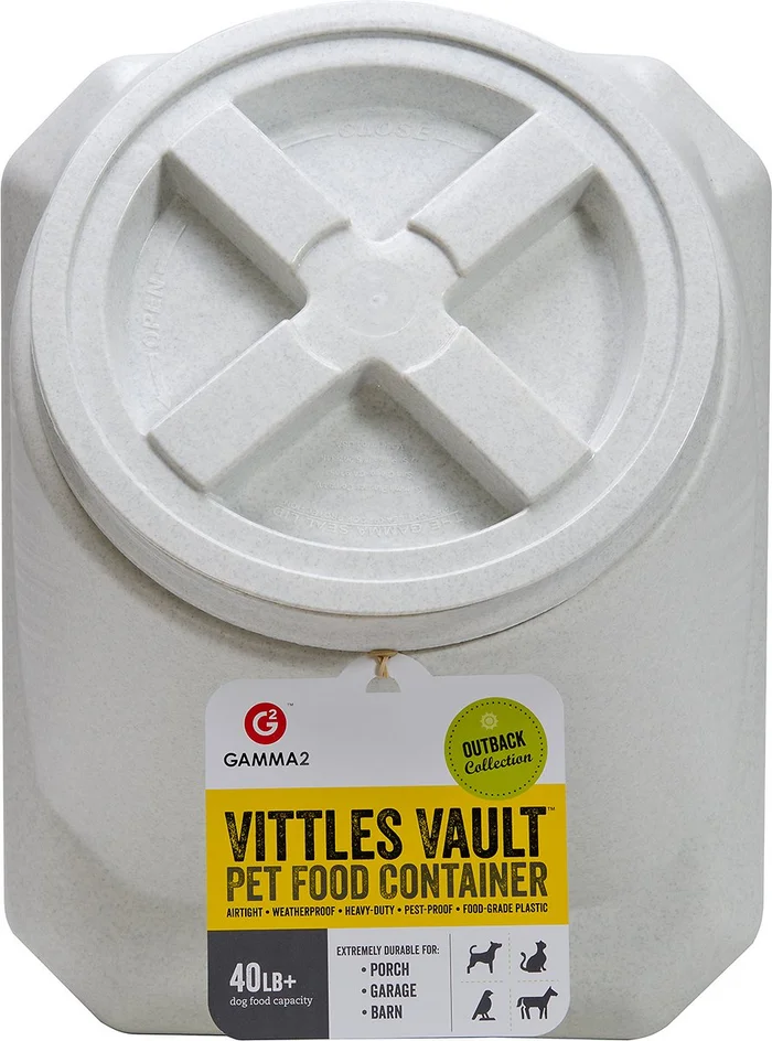 Gamma2 Vittles Vault Stackable Pet Food Storage, Container – 40 Pounds