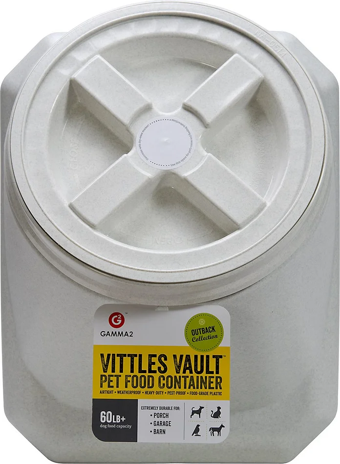 Gamma2 Vittles Vault Stackable Pet Food Storage, Container – 60 Pounds