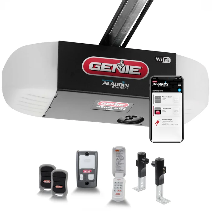Genie 3/4 Hpc Connect Smart Belt Drive Garage Door Opener Wi-fi Compatibility