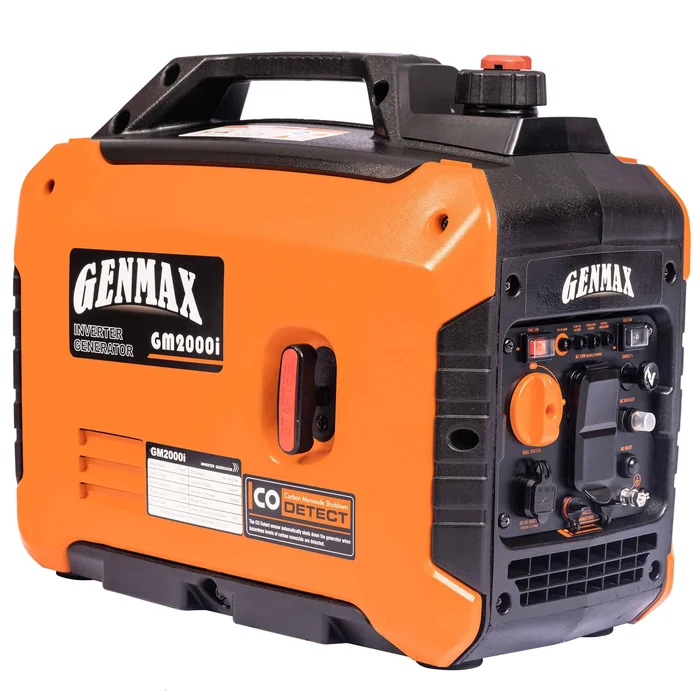 GENMAX Quiet and Portable 1600-Watt Gasoline Inverter Generator for Recreation and Emergency Use