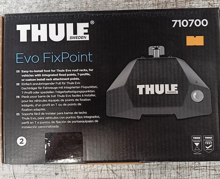 Genuine Thule 710700 Evo Fixpoint Foot Pack