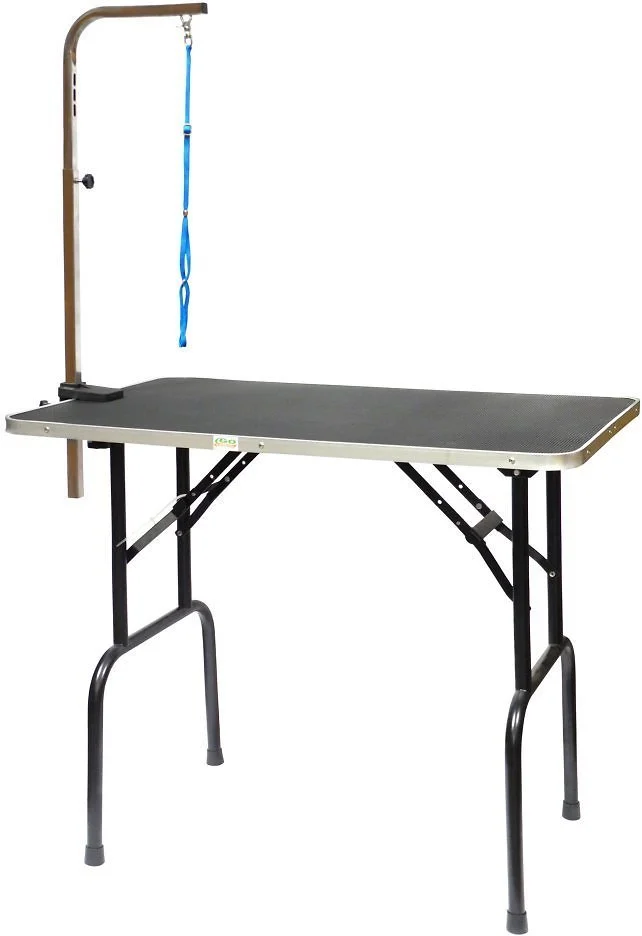 Go Pet Club Dog Grooming Table with Arm, 30-in
