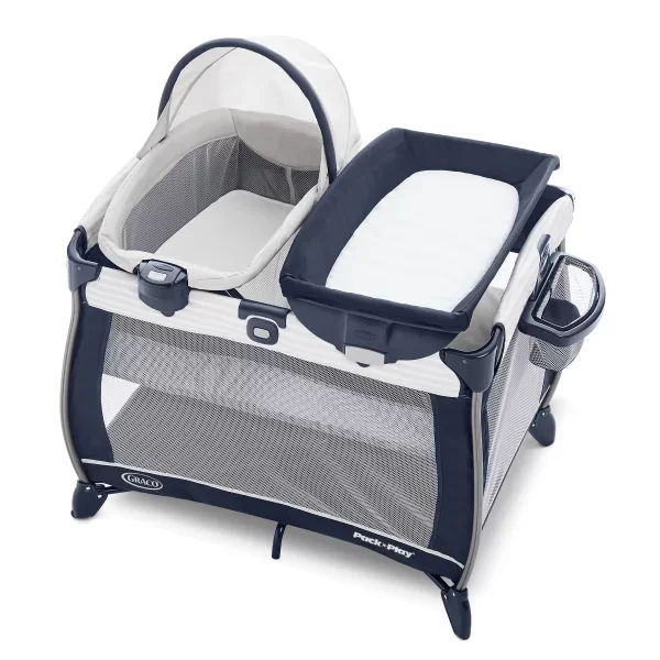 Graco Pack ‘n Play Quick Connect Portable Bassinet Playard – Alex