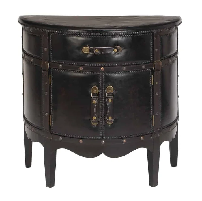 Grayson Lane Vintage Upholstered Console Table