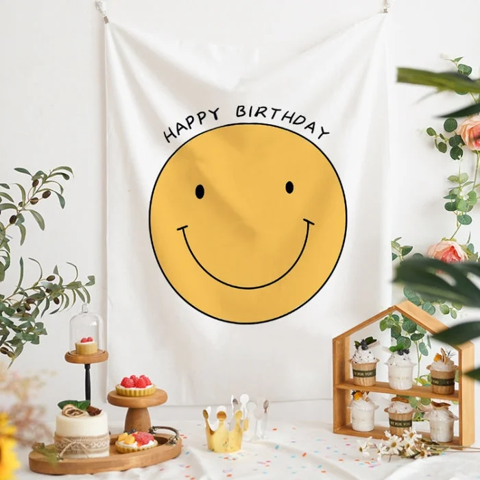 GT282 Birthday Background Cloth Party Scene Arranges Children Photos, Size: 150x200cm Velvet Cloth(21)
