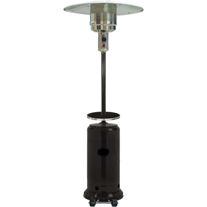Hanover 48000-BTU Black Steel Floorstanding Liquid Propane Patio Heater