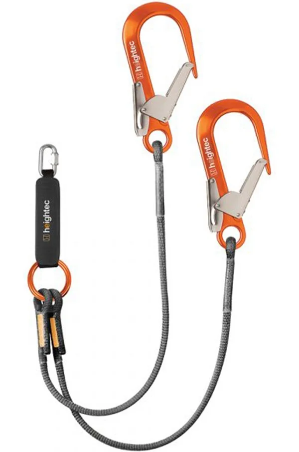 Heightec L2M ELITE Twin Lanyard – Oval c/w Scaffold Hooks