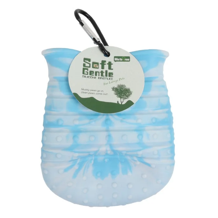 Histotree Pet Foot Washing Cup Multifunctional Dog Paw Cleaning Brush, Color: Large (Blue)