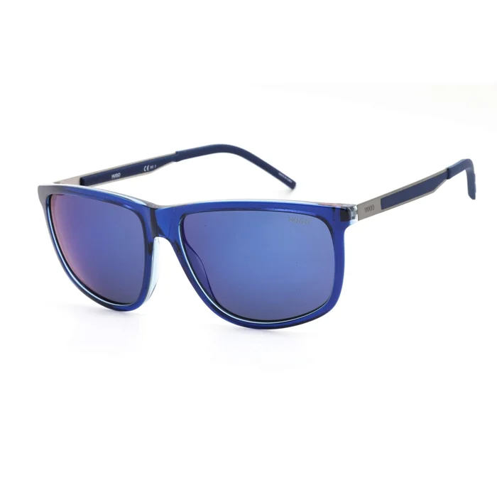 Hugo Women’s Sunglasses – Blue Sky Mirror Lens Rectangular Frame | HG 1138/S 0ZX9 XT