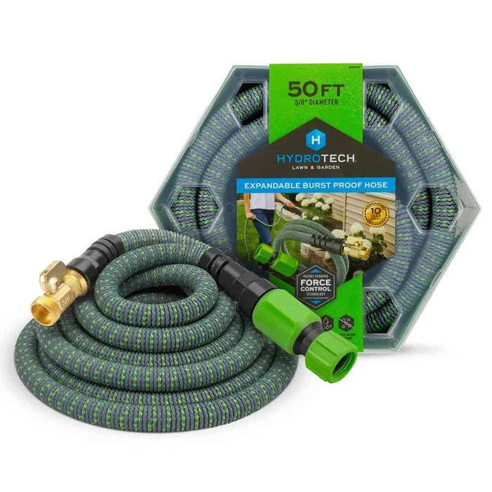 Hydrotech 8989 5/8 in. Dia. x 50 ft. Burst Proof Expandable Garden Water Hose