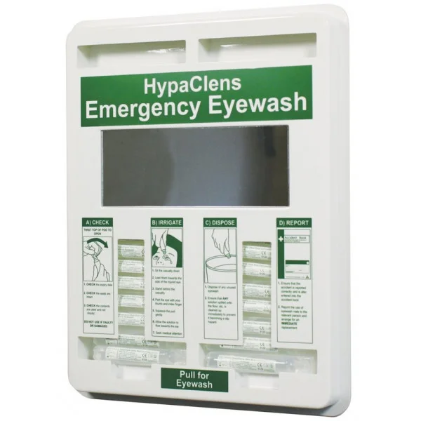 HypaClens Eyewash Dispenser with 25 x 20ml Eyewash Pods