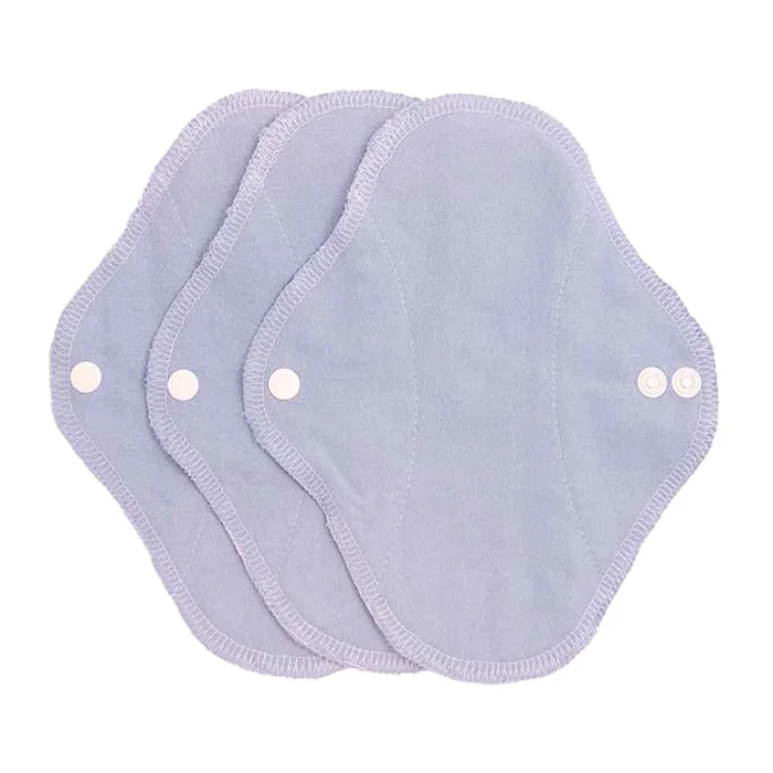 Imse Cotton Flannel Panty Liners 3 Pack – Denim Solid