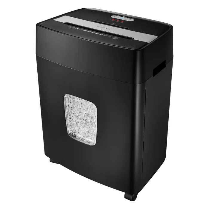 Insignia – 10-Sheet Microcut Shredder – Black