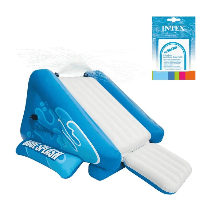 Intex Kool Splash Inflatable Play Center and Adhesive Repair Patch 6 Pack Kit