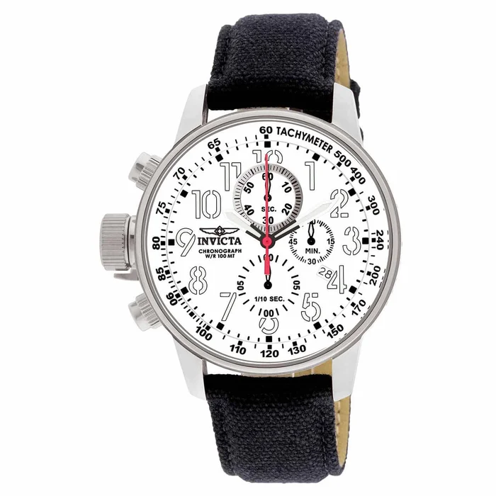 Invicta 1514 Men’s White 1/10 Second Lefty Chronograph
