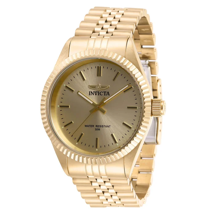 Invicta 29388 Men’s Specialty Gold Tone Dial Bracelet Quartz Watch