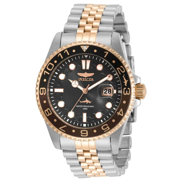 Invicta 30626 Men’s Pro Diver TT Silver and Rose Gold Bracelet Watch