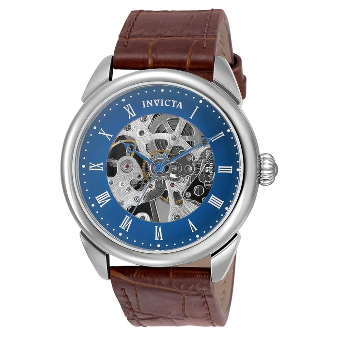 Invicta 30723 Men’s Specialty Brown Leather Strap Mechanical Watch