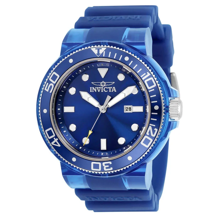 Invicta 32331 Men’s Pro Diver Quartz Blue Silicone Strap Watch