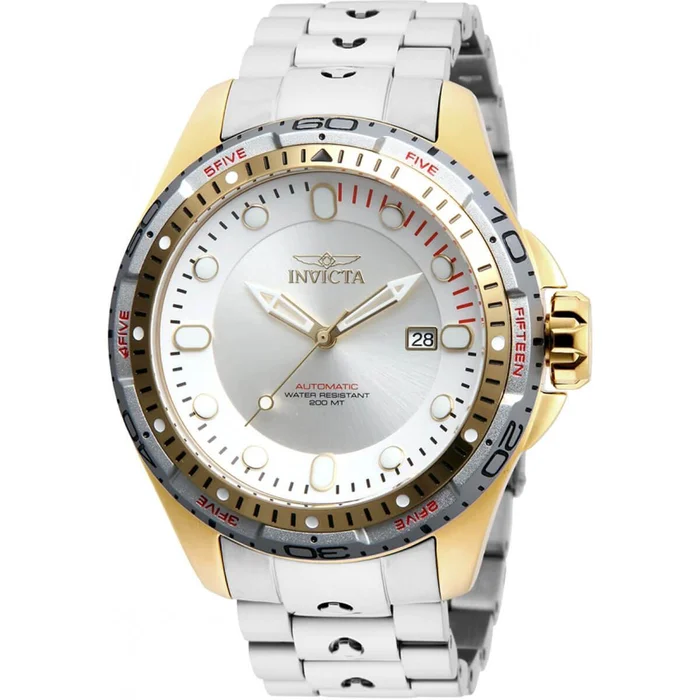 Invicta Men’s Automatic Watch – Hydromax Antique Silver Dial Bracelet | 32238