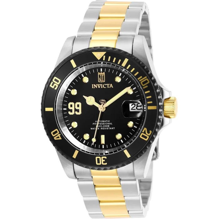 Invicta Men’s Automatic Watch – Jason Taylor Black Dial Two Tone Bracelet | 30210
