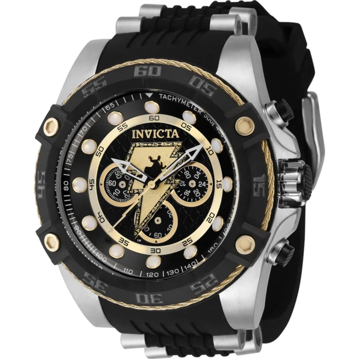 Invicta Men’s Watch – DC Comics Black Adam Chronograph Rotating Bezel Strap | 41250