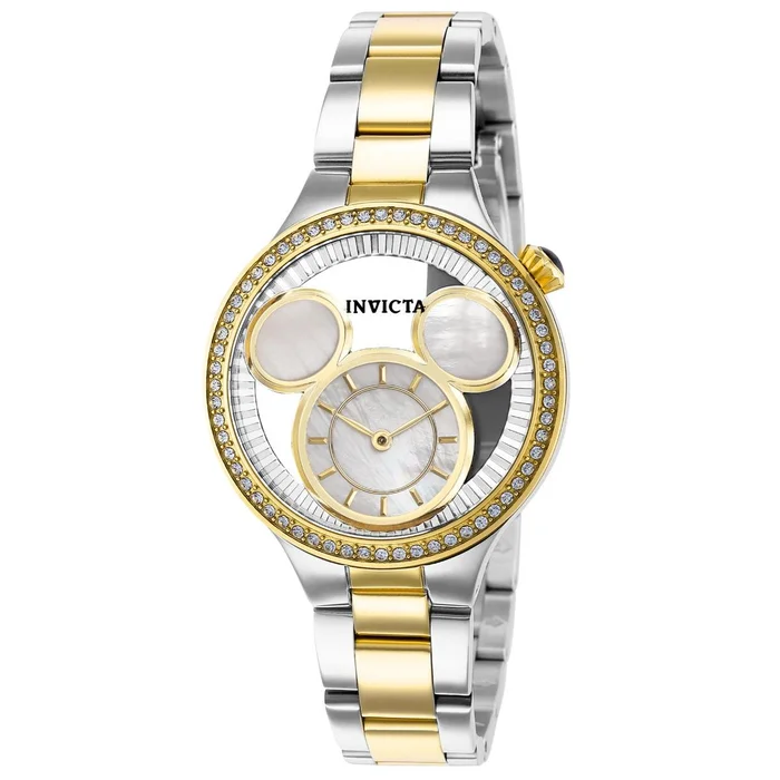 Invicta Women’s Quartz Watch – Disney MOP and Gold Dial Two Tone Bracelet | 36265